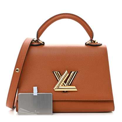 Louis Vuitton Taurillon Twist One Handle PM Caramel 1 of 10