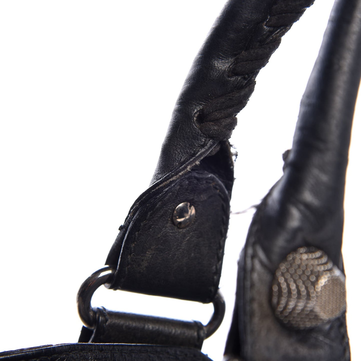Agneau Giant 21 Silver Hardware Part Time Black