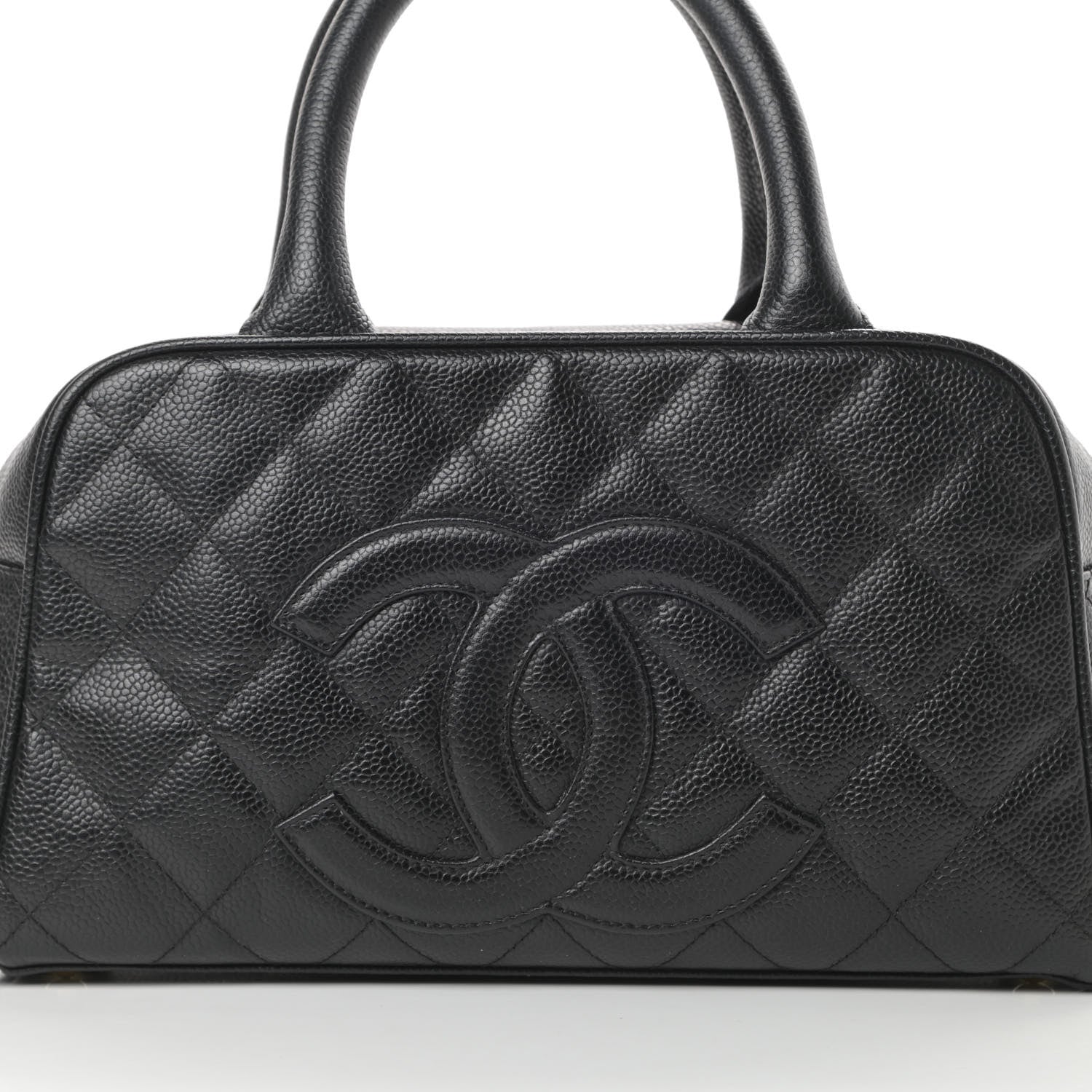 Chanel Caviar Quilted Small Bowler Black 8 of 16