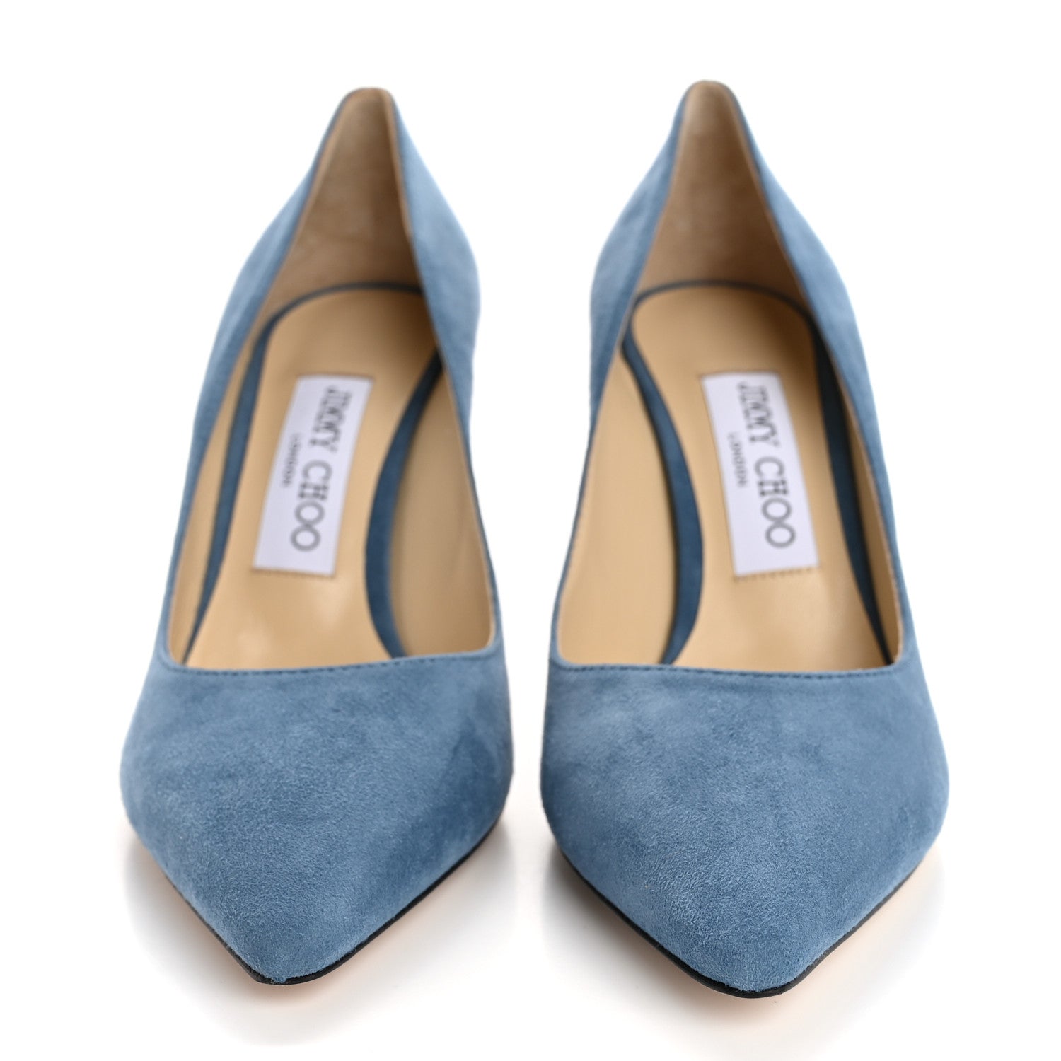 Jimmy Choo Suede Romy 85 Pumps 36.5 Butterfly Blue 3 of 10