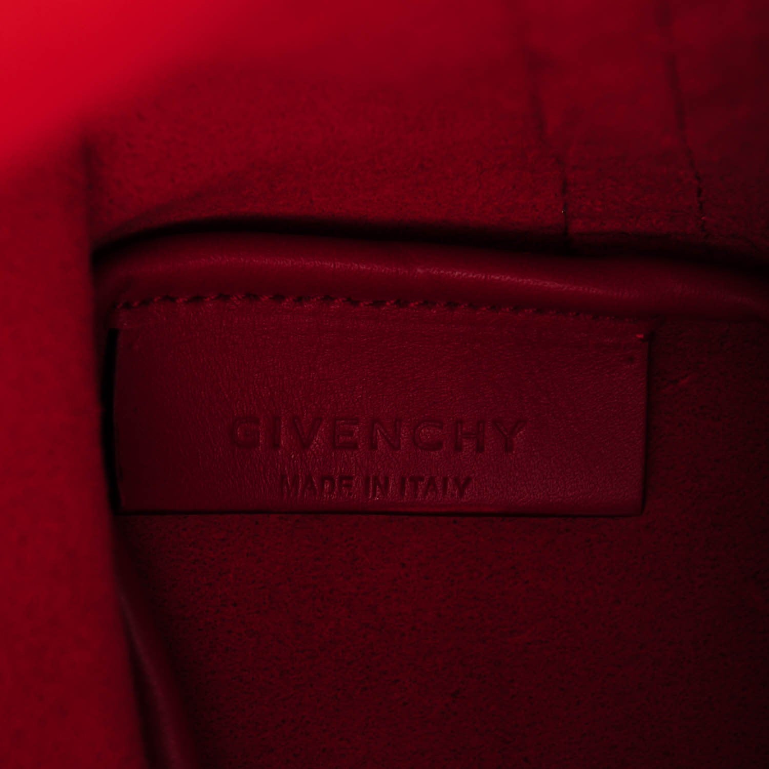 Givenchy Calfskin Large Antigona Tote Red Black 15 of 16