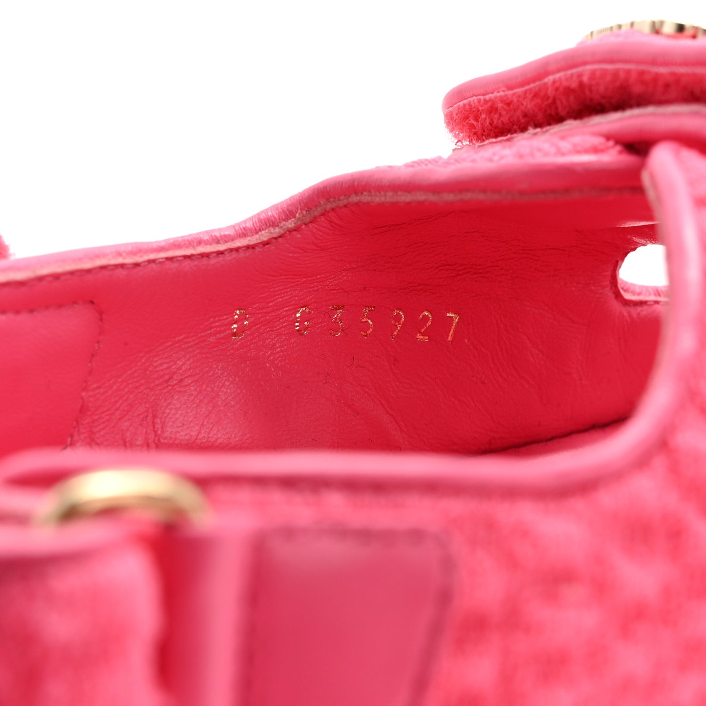 Knit Fabric Velcro Dad Sandals 39 Pink