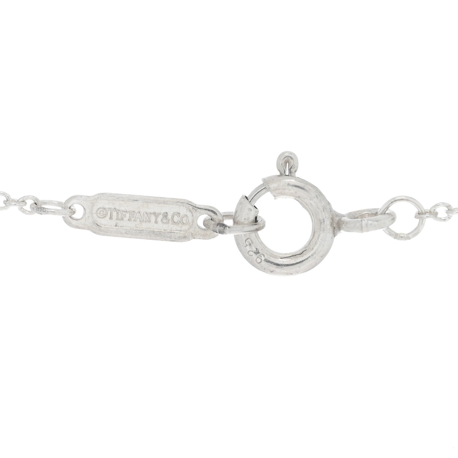 Tiffany Sterling Silver Rubedo 1837 Horseshoe Pendant Necklace 4 of 4