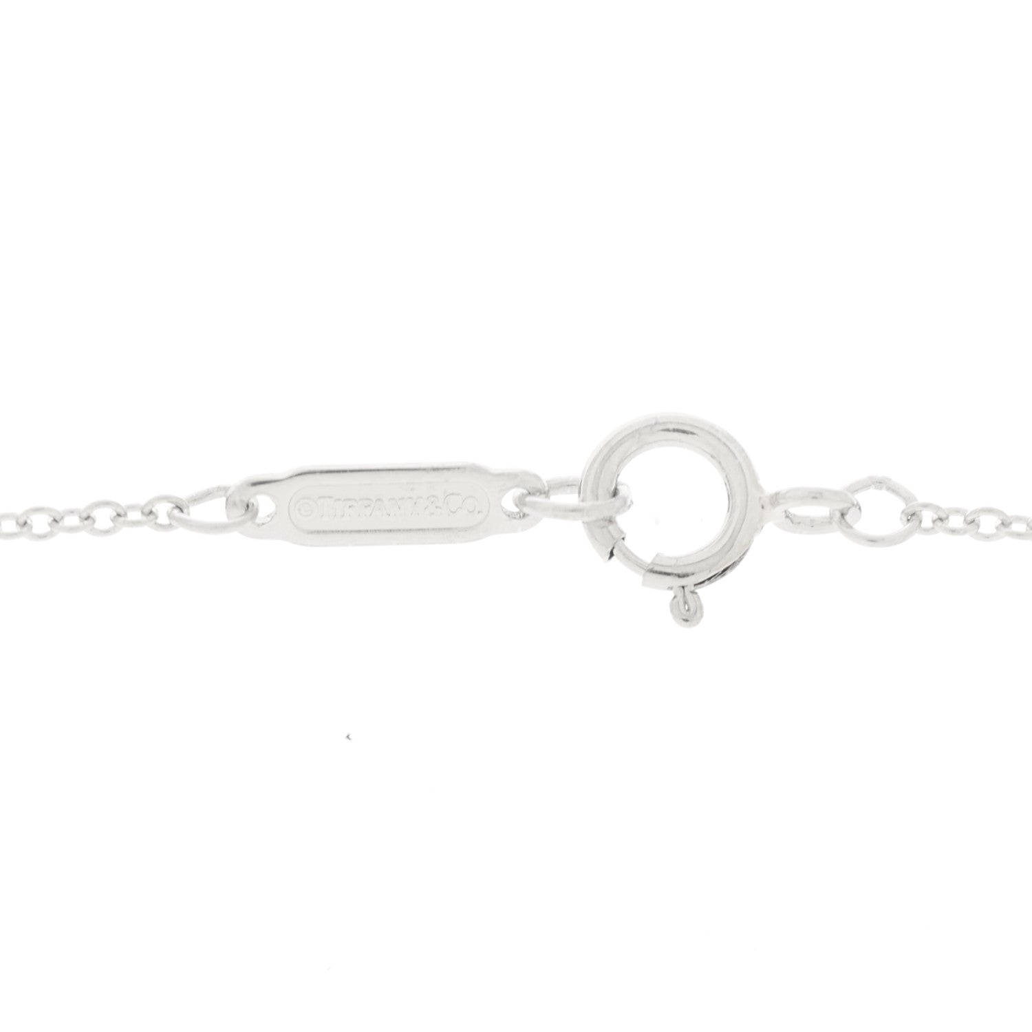 Tiffany Platinum Diamond Large Cross Pendant Necklace 3 of 6