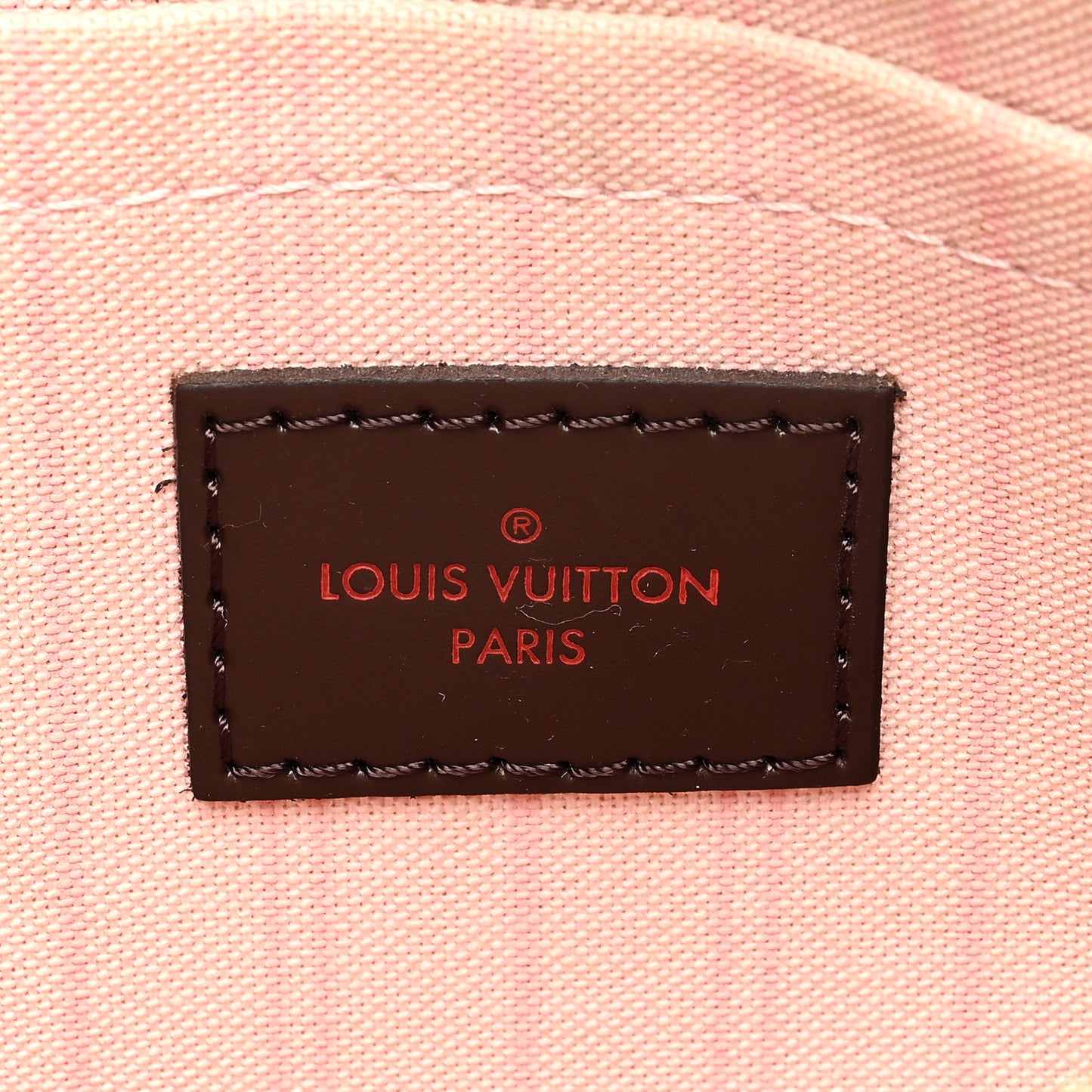 Damier Ebene Neverfull MM GM Pochette Rose Ballerine