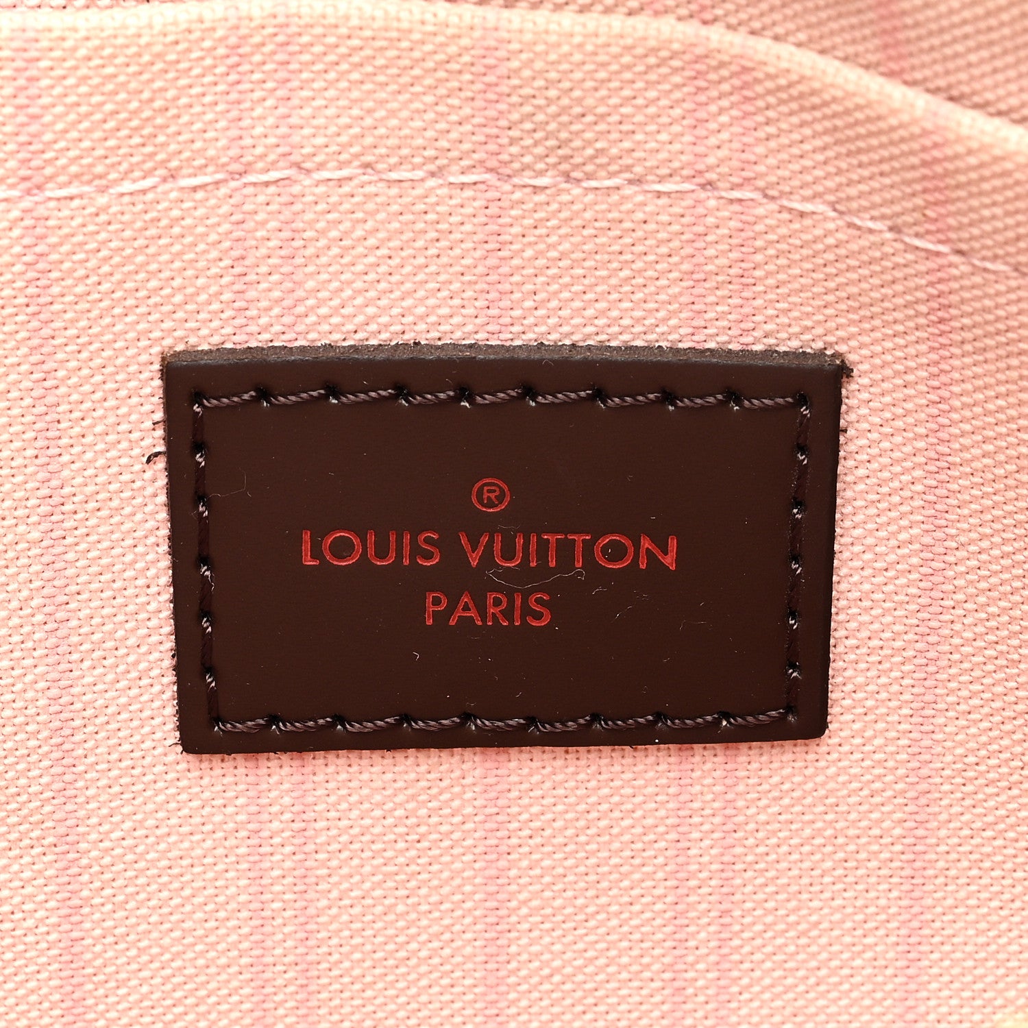 Louis Vuitton Damier Ebene Neverfull MM GM Pochette Rose Ballerine 6 of 7