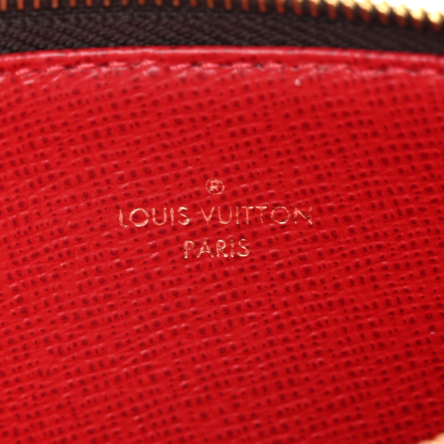Louis Vuitton Damier Ebene Felicie Chain Wallet Zippered Insert 6 of 7