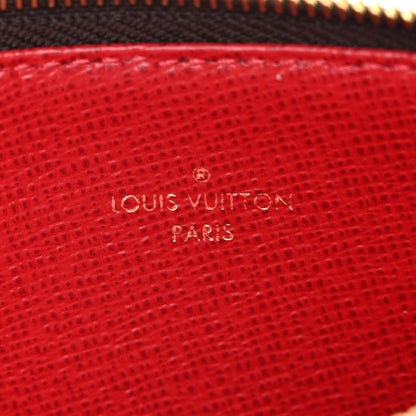 Louis Vuitton Damier Ebene Felicie Chain Wallet Zippered Insert 6 of 7