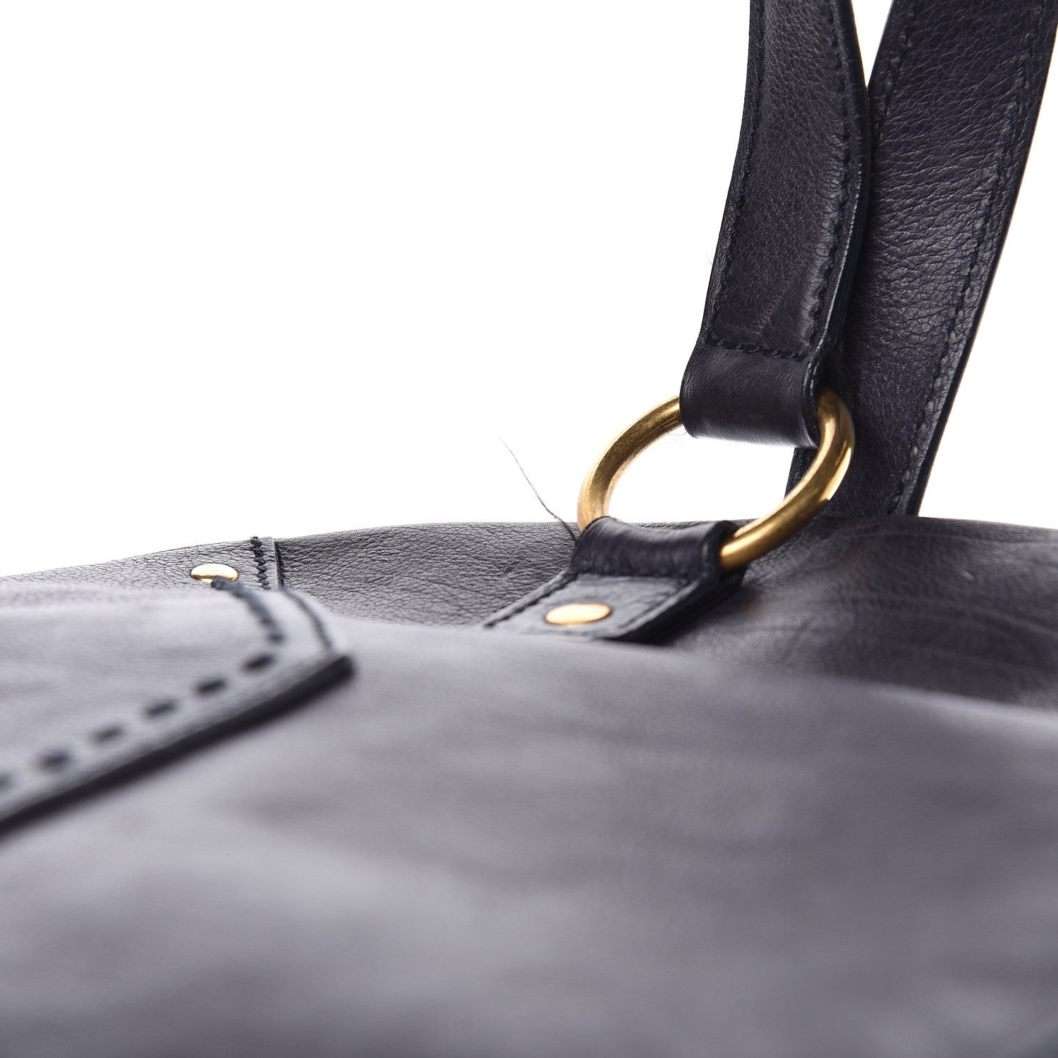 Saint Laurent Calfskin Large Muse Navy Blue 24 of 26