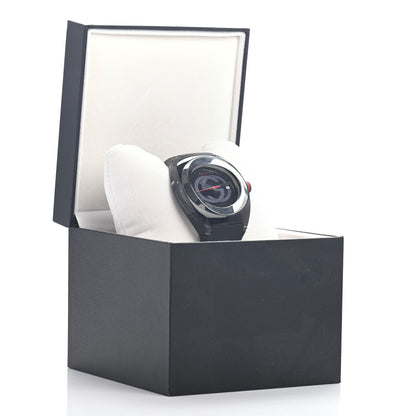 Gucci Stainless Steel Rubber 46mm Sync Web Quartz Watch Black 5 of 5