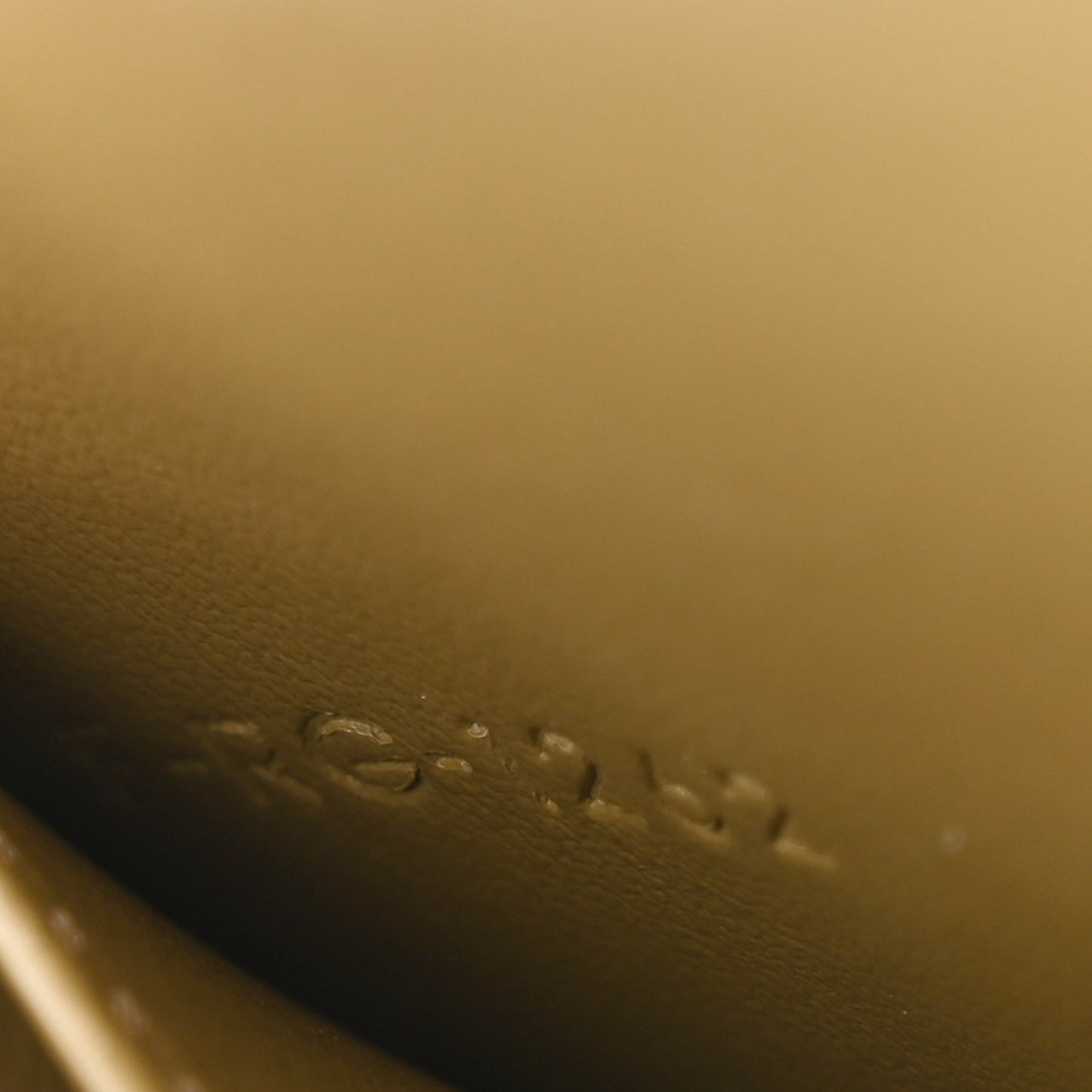 Shiny Calfskin Mini Triomphe Olive