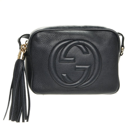 Gucci Pebbled Calfskin Small Soho Disco Bag Blue 1 of 7