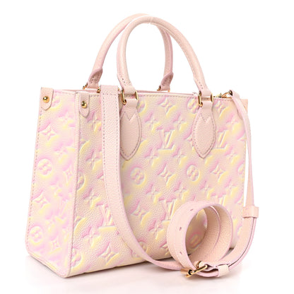 Louis Vuitton Empreinte Monogram Summer Stardust Onthego PM Pink 2 of 9