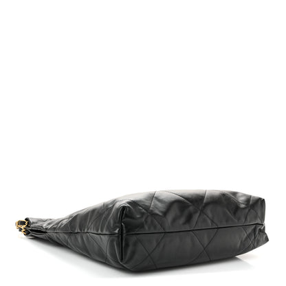 Chanel Shiny Calfskin Quilted Small Chanel 22 Black 5 of 11