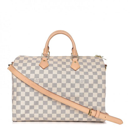 Louis Vuitton Damier Azur Speedy Bandouliere 35 1 of 14