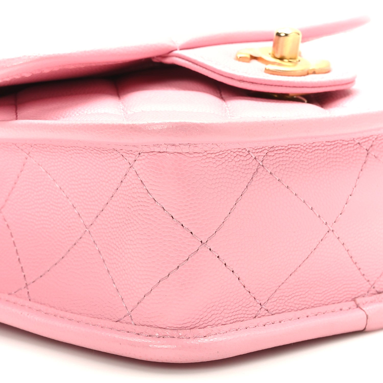 Chanel Caviar School Memory Mini Top Handle Flap Pink 9 of 9