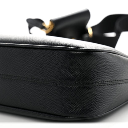 Prada Saffiano Lux Re-Edition 2005 Shoulder Bag Black 10 of 10