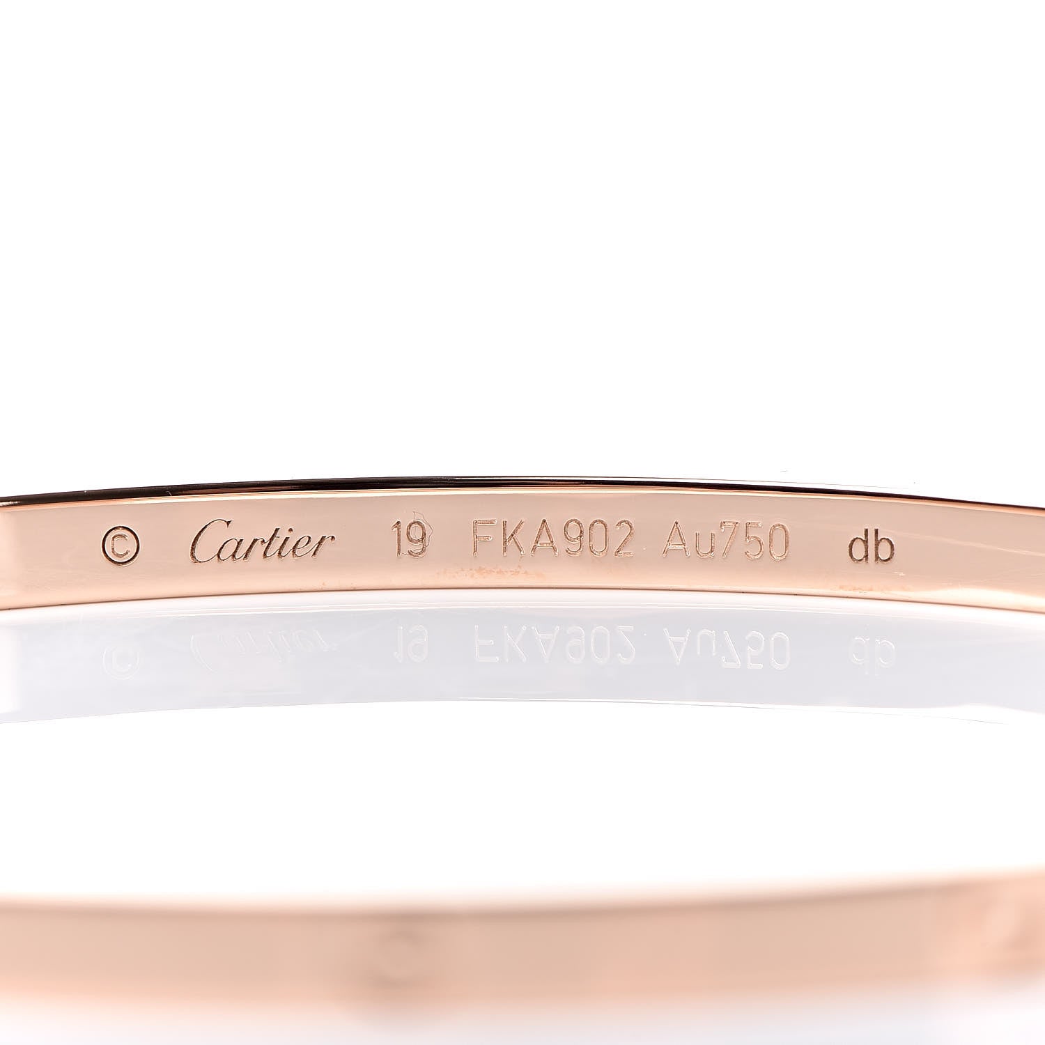 Cartier 18K Pink Gold Small LOVE Bracelet 19 4 of 4