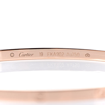 Cartier 18K Pink Gold Small LOVE Bracelet 19 4 of 4