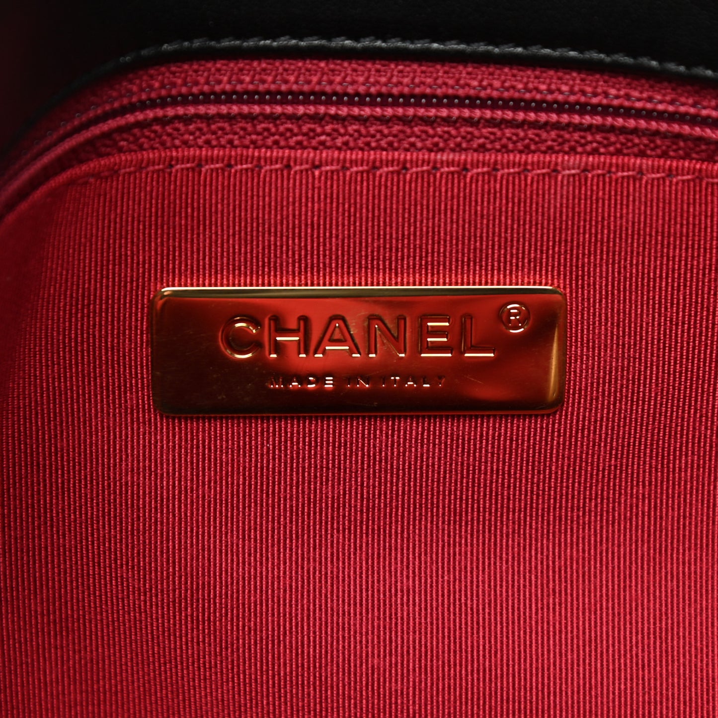 Lambskin Quilted Large Chanel 19 Flap Black