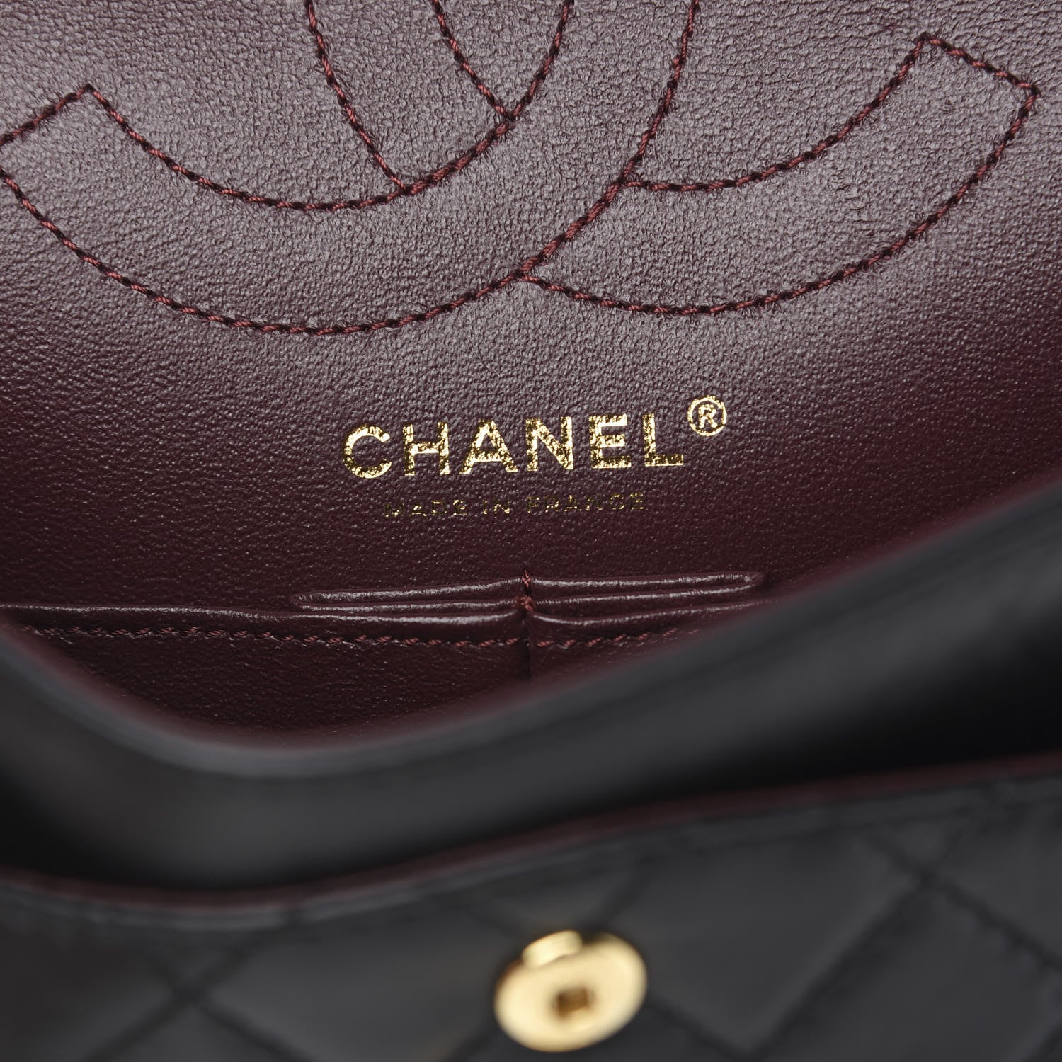 Chanel Aged Calfskin Lucky Charms 2.55 Reissue 225 Flap Black 7 of 13