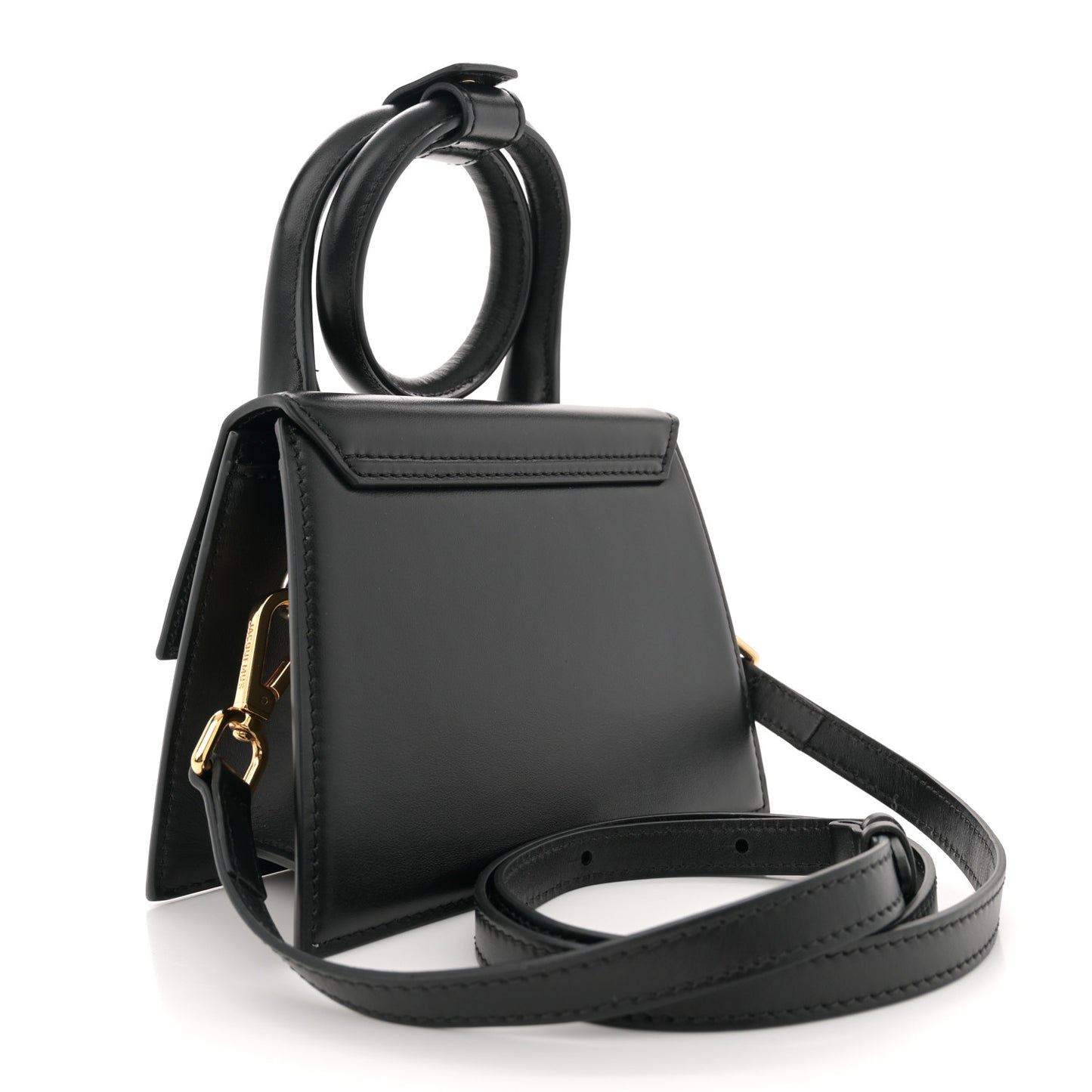 Smooth Calfskin Le Chiquito Noeud Black