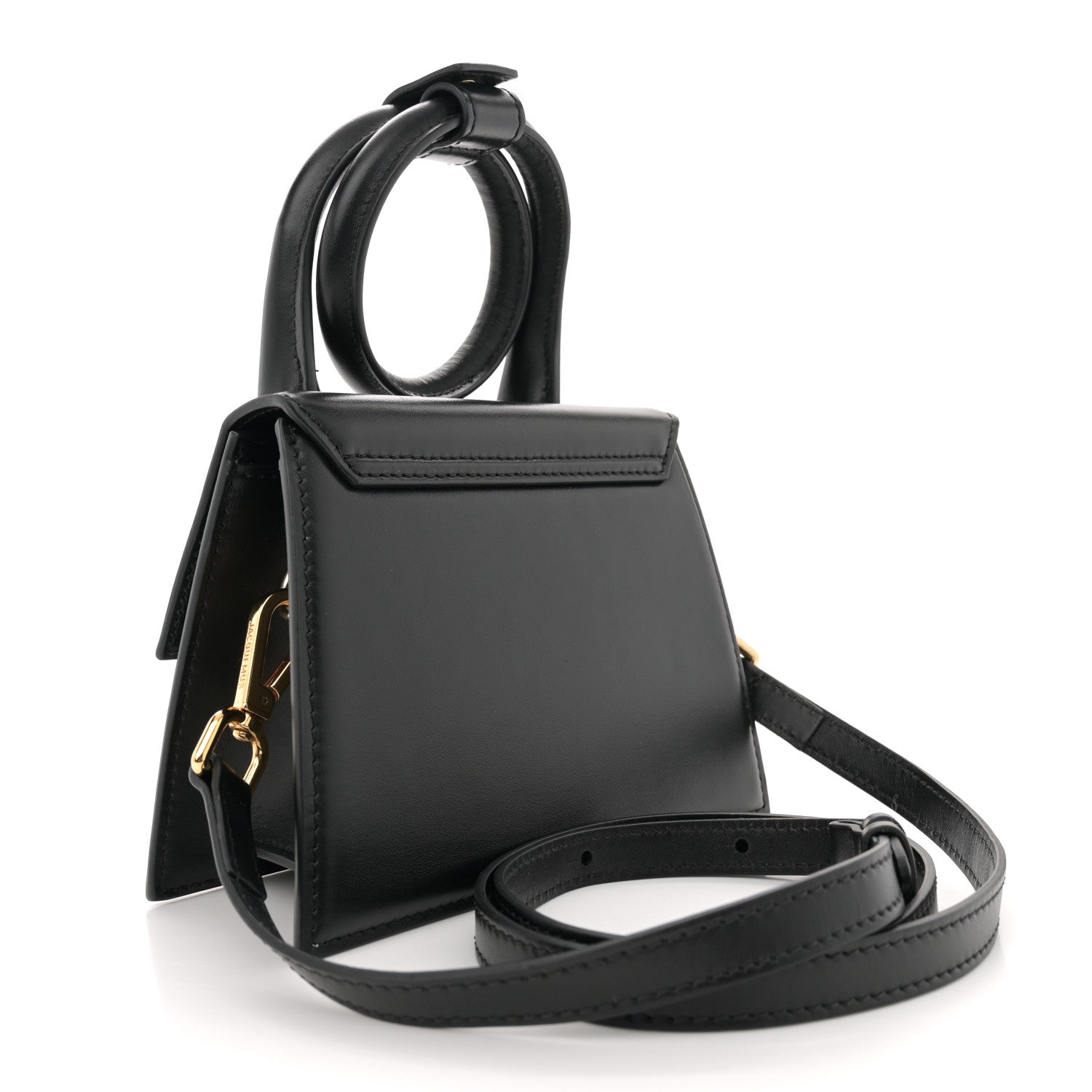 Jacquemus Smooth Calfskin Le Chiquito Noeud Black 3 of 9