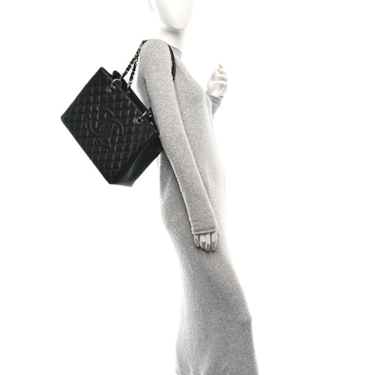 Chanel Caviar Quilted Grand Shopping Tote GST Black 2 of 10