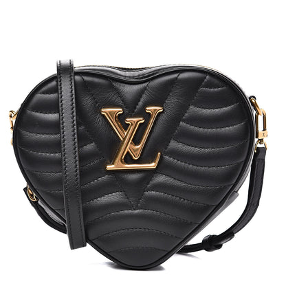 Louis Vuitton Calfskin New Wave Heart Bag Black 1 of 12