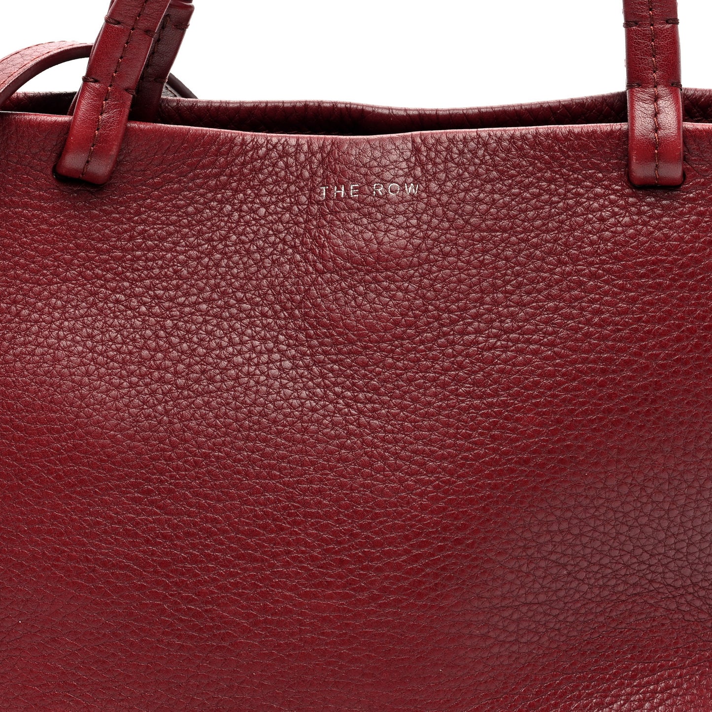 Grained Calfskin Small Park Tote Terracotta