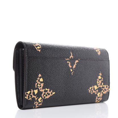 Louis Vuitton Monogram Giant Jungle Sarah Wallet Black 3 of 6