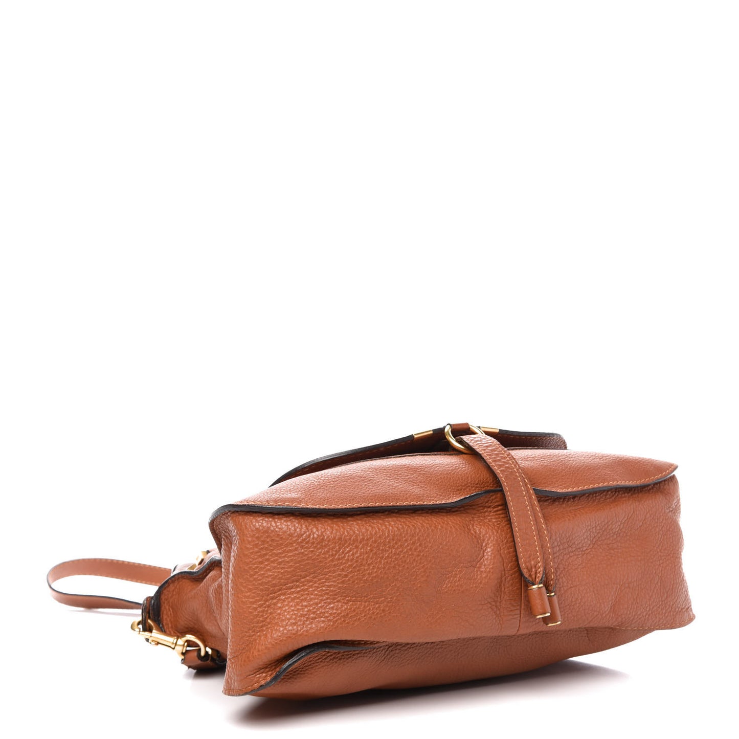 Calfskin Medium Marcie Satchel Tan