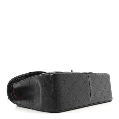 Chanel Caviar Quilted Jumbo Double Flap Black 4 of 11