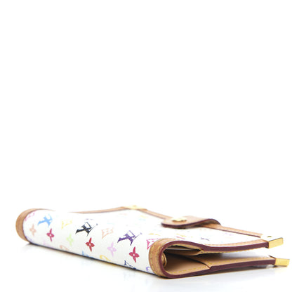 Louis Vuitton Monogram Multicolor Small Ring Agenda Cover White 3 of 5