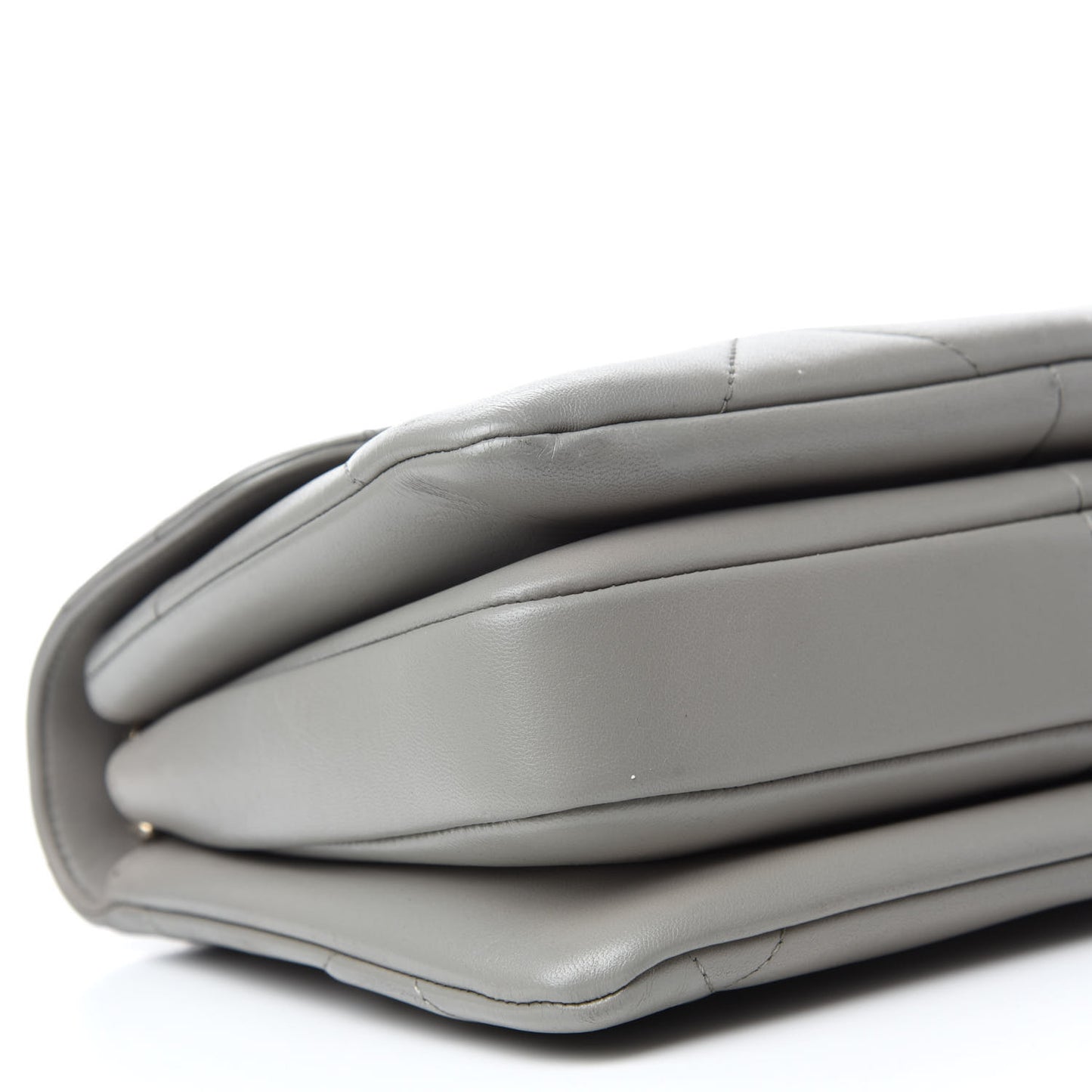 Lambskin Quilted Small Trendy CC Flap Dual Handle Bag Grey