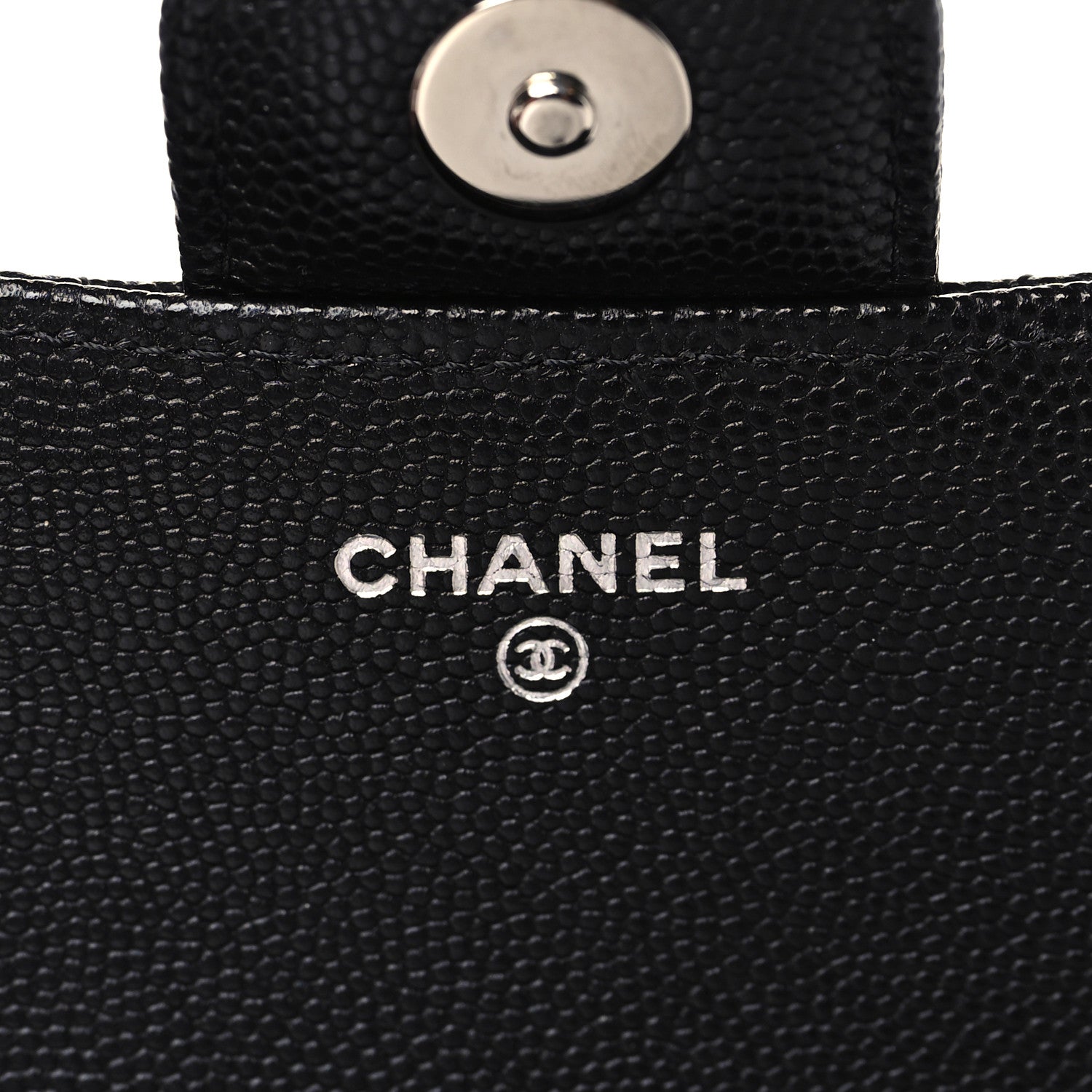 Chanel Caviar Quilted Glasses Case With Chain Black 6 of 11