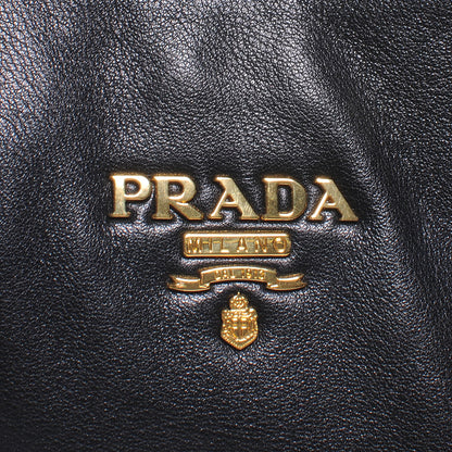 Prada Soft Calf Shoulder Bag Nero Black 5 of 9