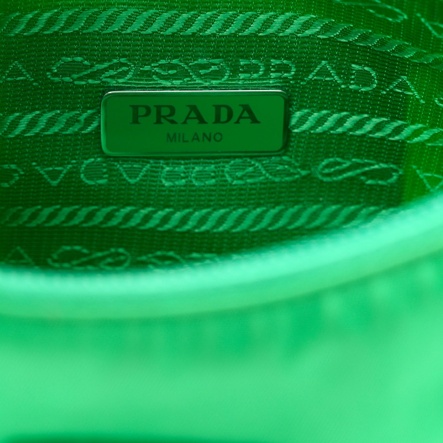 Tessuto Nylon Mini Re-Edition 2000 Bag Menta
