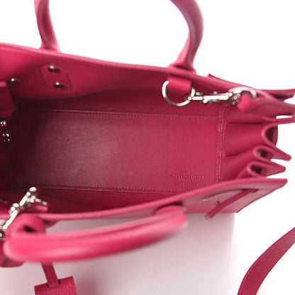 Saint Laurent Grained Calfskin Nano Sac De Jour Fuchsia 5 of 10