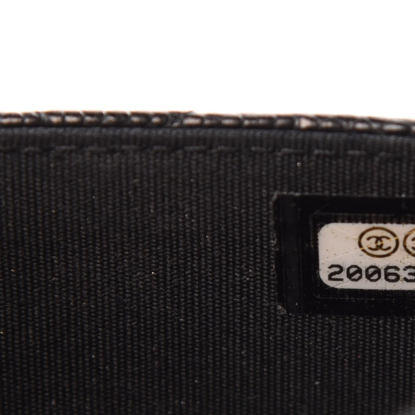 Caviar Quilted Boy Wallet On Chain WOC Black