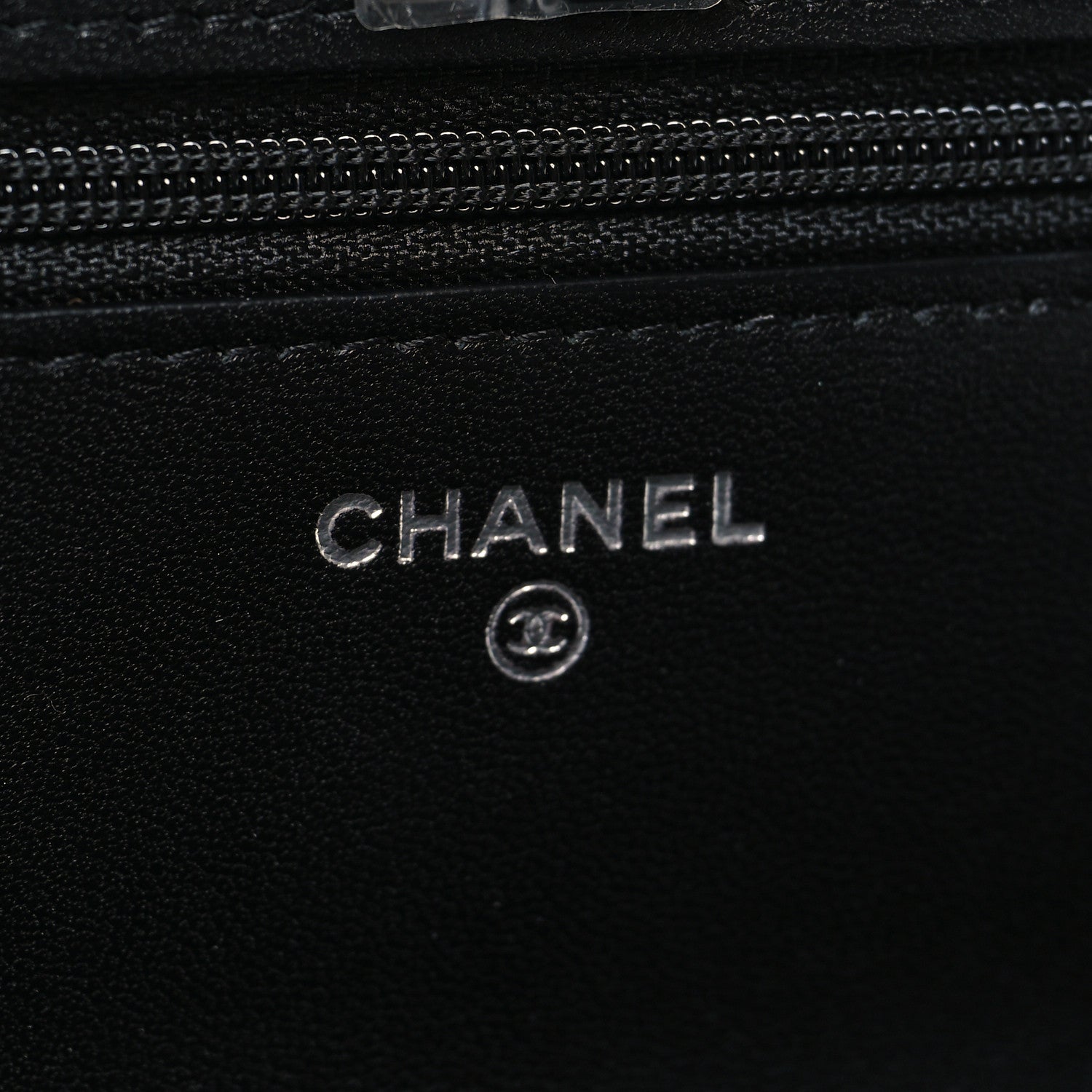 Chanel Lambskin Quilted Trendy CC Wallet On Chain WOC So Black 6 of 11