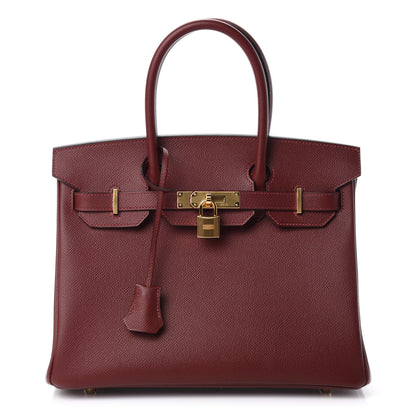 Hermes Epsom Birkin 30 Rouge H 1 of 11