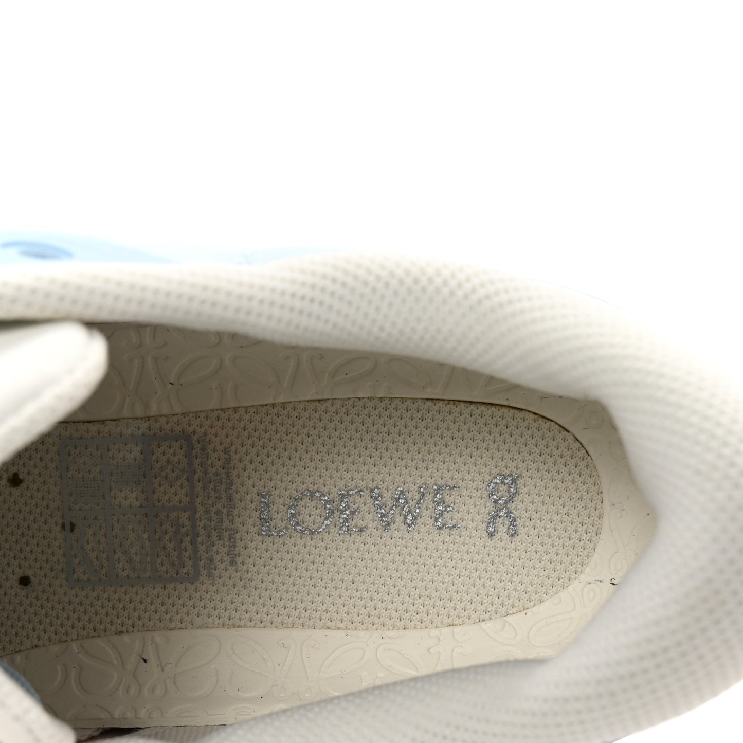 X ON Canvas Mesh Womens Cloudventure 2.0 Sneakers 38 Blue Red White