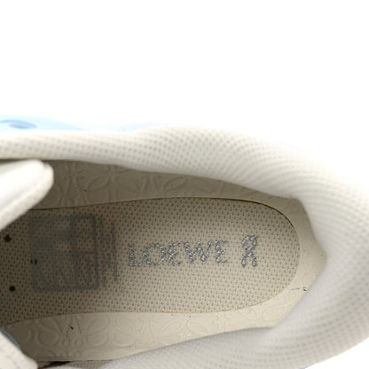 Loewe X ON Canvas Mesh Womens Cloudventure 2.0 Sneakers 38 Blue Red White 8 of 9