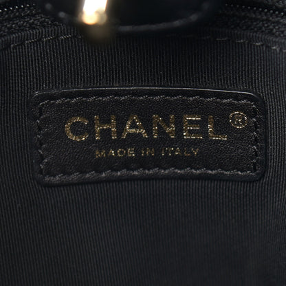 Chanel Calfskin Stitched Large Chevron Chic Shopping Bag Black 6 of 11