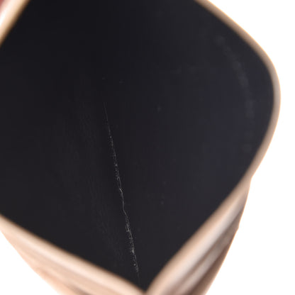 Saint Laurent Calfskin Y Quilted Monogram LouLou Credit Card Case Nude Powder 5 of 13