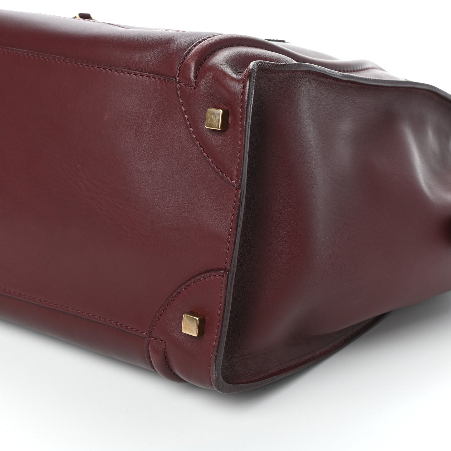 Smooth Calfskin Mini Luggage Burgundy