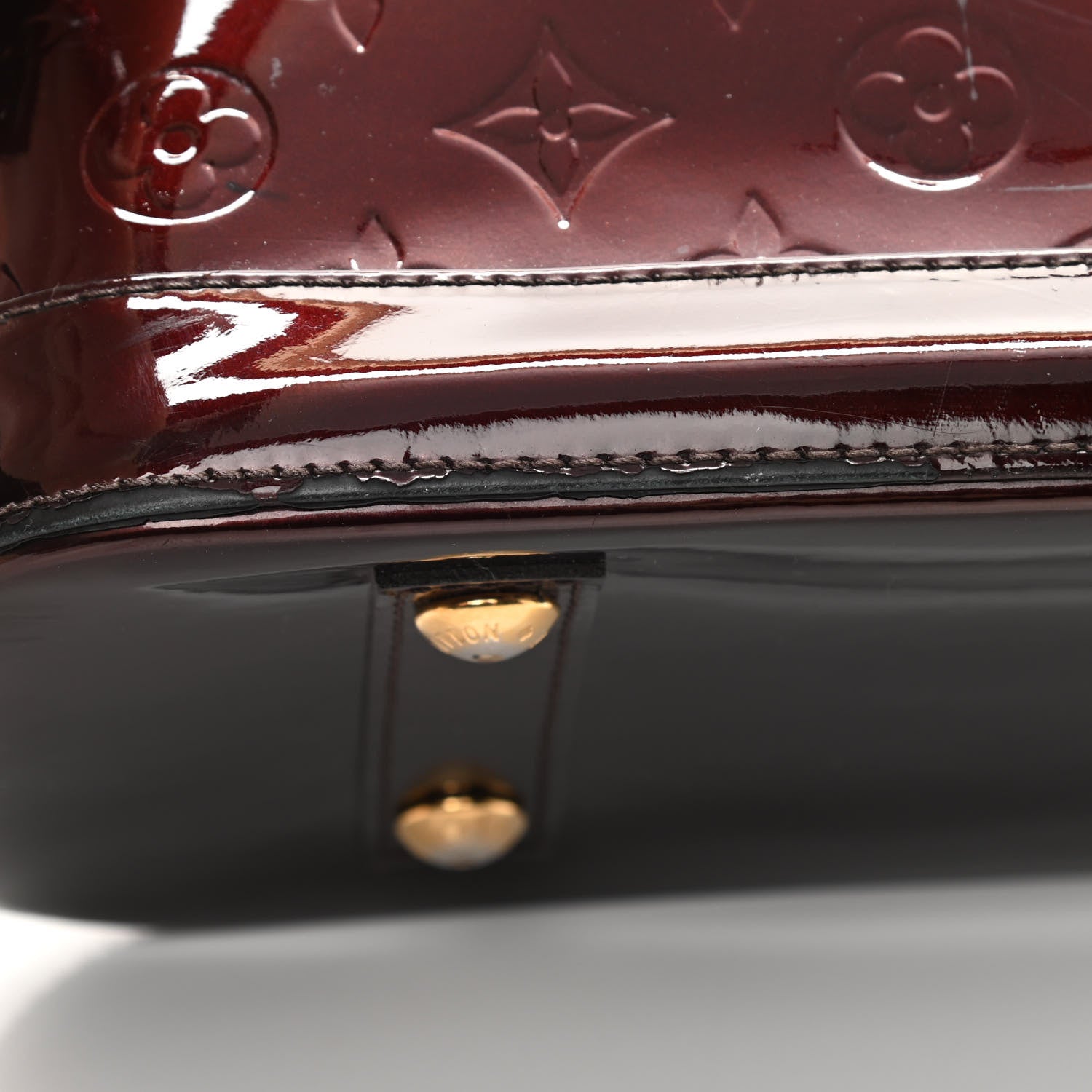 Louis Vuitton Vernis Alma PM Amarante 18 of 19