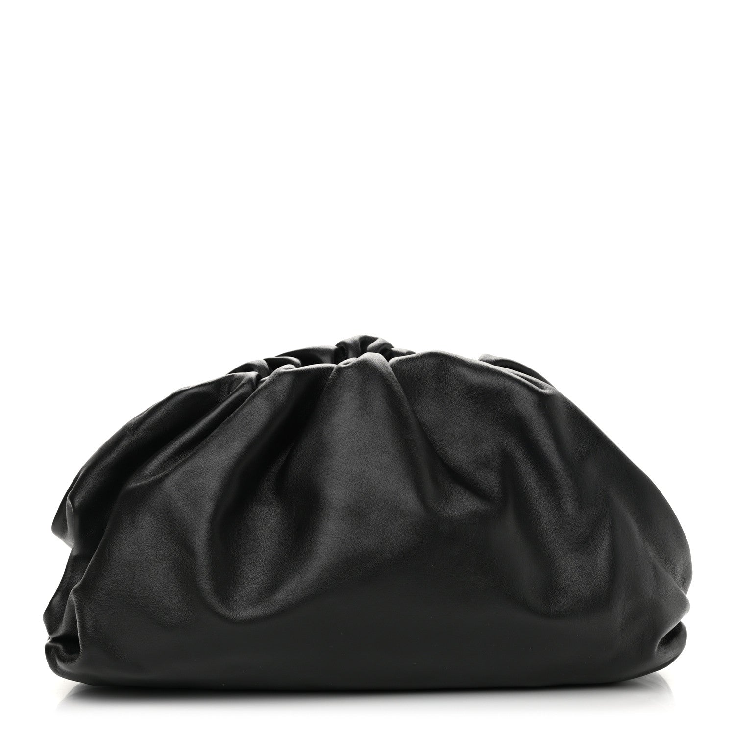 Bottega Veneta Smooth Butter Calf The Pouch Oversized Clutch Black 1 of 9