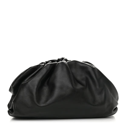 Bottega Veneta Smooth Butter Calf The Pouch Oversized Clutch Black 1 of 9
